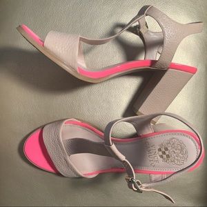 Vince Camuto t-strap heels